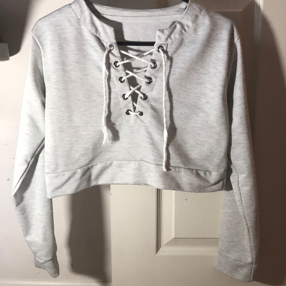cropped long sleeve